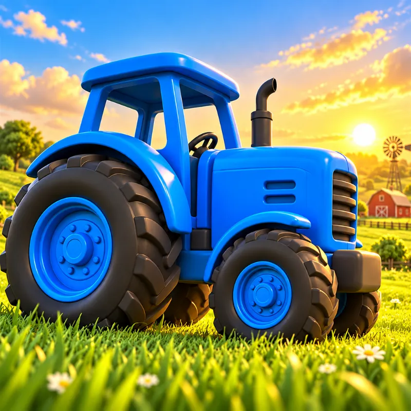 Blue Tractor